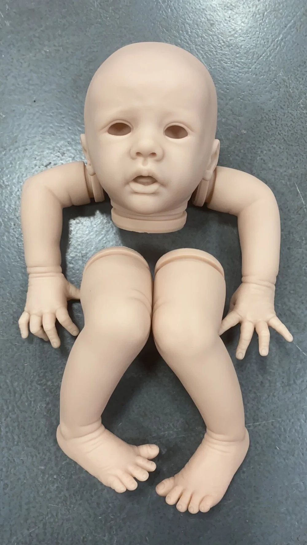 20inch Reborn Doll Kit Ella Rare Limited Sold Out Edition Lifelike Soft Touch Vinyl Unpainted Unassembled With Body And Eyes