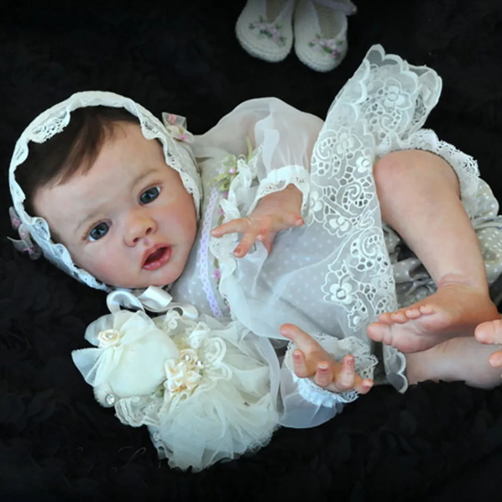 20inch Reborn Doll Kit Ella Rare Limited Sold Out Edition Lifelike Soft Touch Vinyl Unpainted Unassembled With Body And Eyes