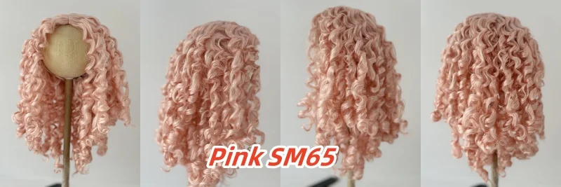 JD073 QBaby Eldorado Parting Long Curly Synthetic Mohair BJD Wig 9-10' 10-11” 11-12“ Pullip Blythes 18' AG Doll Accessies