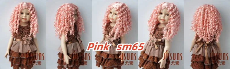JD073 QBaby Eldorado Parting Long Curly Synthetic Mohair BJD Wig 9-10' 10-11” 11-12“ Pullip Blythes 18' AG Doll Accessies