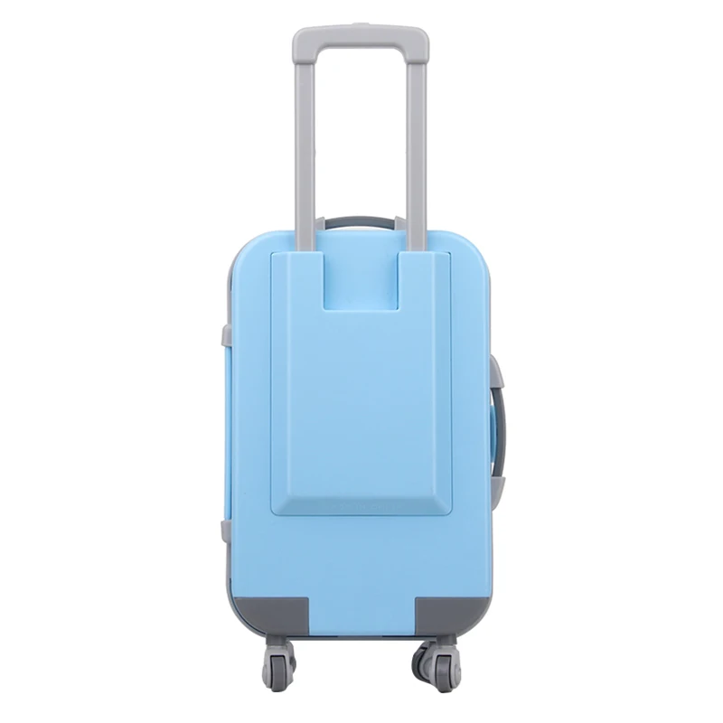 Fashion Doll Accessories Clothes Travel PU Suitcases For 18'' American Toys For Girl's Gift Mini Camera,43 cm Reborn Dolls