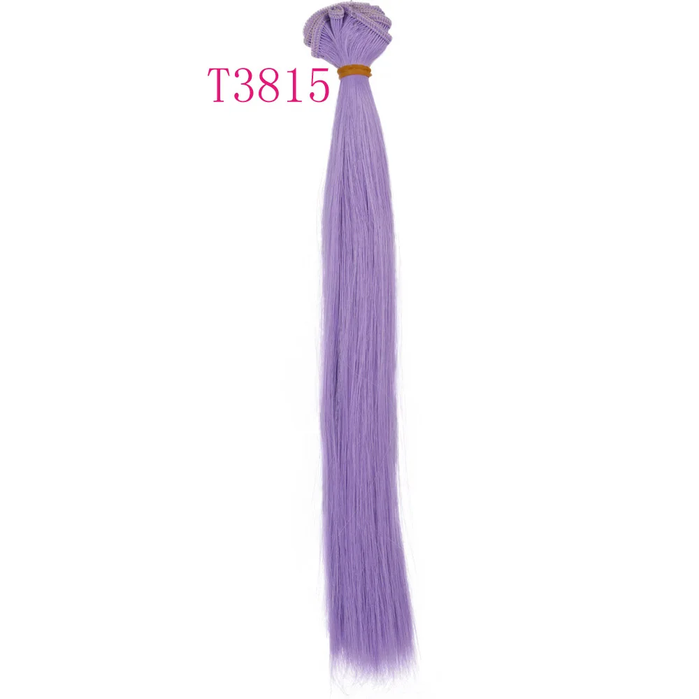 30cm*100cm Doll Hair Pink White Green Blue Brown Color Orange Yellow Color Straight BJD Doll Trees DIY Doll Wigs