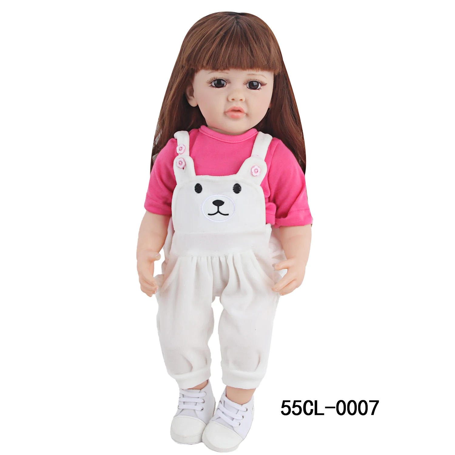 525CM Reborn Girl Doll Clothes Set Backband Pants+T-Shirt Clothing Suit Outfit For 22 Inches Baby New Born Girl Dolls Toy