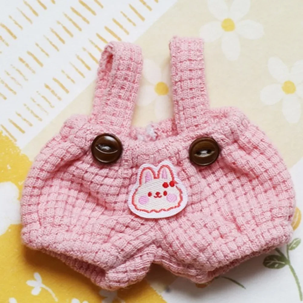 Multiple Styles Handmade Labubu Strap Pants DIY Replace Doll Rompers Doll Changing Clothing 12cm Dolls