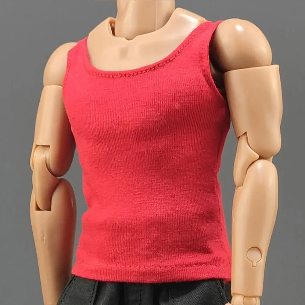 Figure Tops 1/6 Male Clothes Doll Sports Bottom Miniature Clothing Soldier Casual T-shirt Soldier Figure Accessory