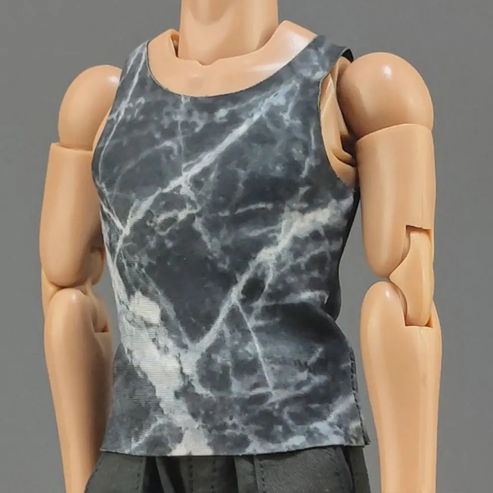 Figure Tops 1/6 Male Clothes Doll Sports Bottom Miniature Clothing Soldier Casual T-shirt Soldier Figure Accessory