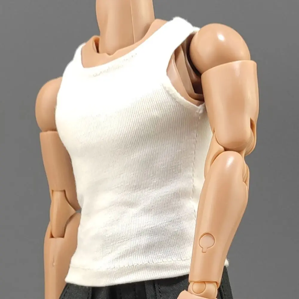 Figure Tops 1/6 Male Clothes Doll Sports Bottom Miniature Clothing Soldier Casual T-shirt Soldier Figure Accessory