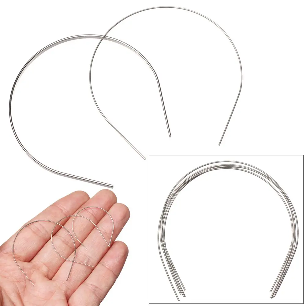 5pcs Hot Sale Quality Cute 1/3 1/4 1/6 1/8 for Doll Headband Materials Doll Hair Decor DIY Doll Head Band Parts Doll Accessories