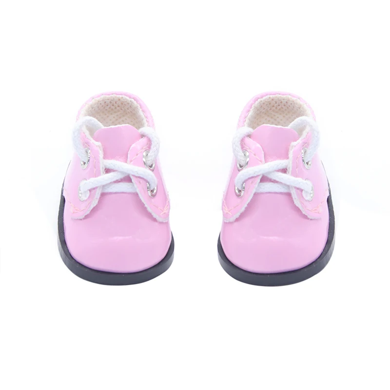 5cm PU Leather Doll Shoes Rabbit Bow,Flower Shoes Sandal Sneakers Boots For 14inch American doll,EXO,Cotton Doll,Nancy,Dolls Toy