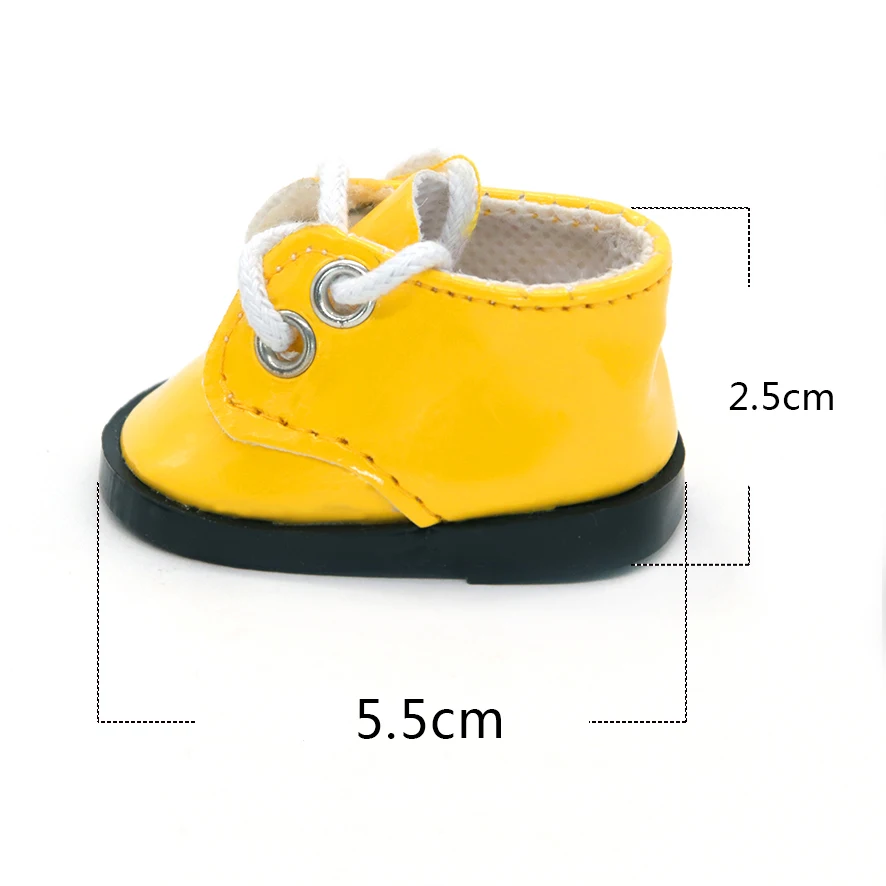 5cm PU Leather Doll Shoes Rabbit Bow,Flower Shoes Sandal Sneakers Boots For 14inch American doll,EXO,Cotton Doll,Nancy,Dolls Toy