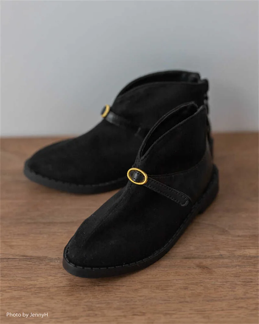 BJD Shoes Uncle, strong uncle suede ankle boots BJD doll accessories