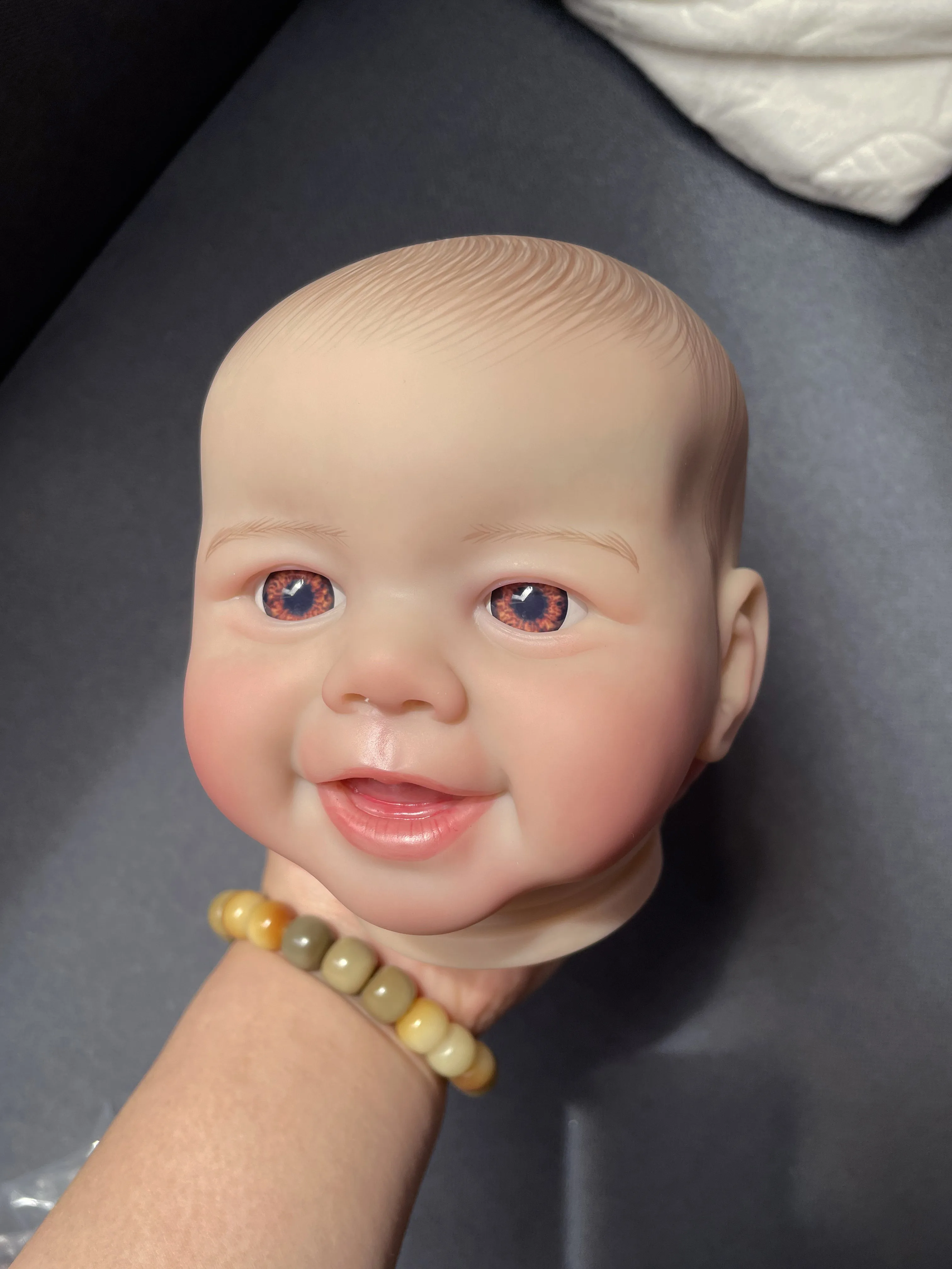 19inches Emmy Reborn Painted Doll Kits Soft Vinyl Reborn Baby Dolls Accessories DIY Realistic Toys DIY Reborn Dolls Kits