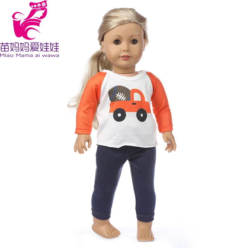 43cm Baby New Born Doll Asymmetrical Dress 18 Inch American Generation Girl Doll Clothes