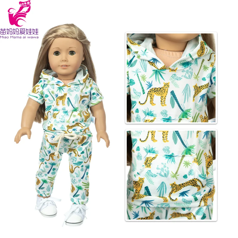 43cm Baby New Born Doll Asymmetrical Dress 18 Inch American Generation Girl Doll Clothes