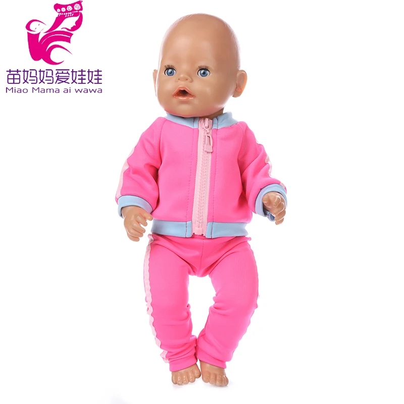 43cm Baby New Born Doll Asymmetrical Dress 18 Inch American Generation Girl Doll Clothes