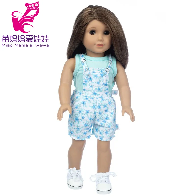 43cm Baby New Born Doll Asymmetrical Dress 18 Inch American Generation Girl Doll Clothes