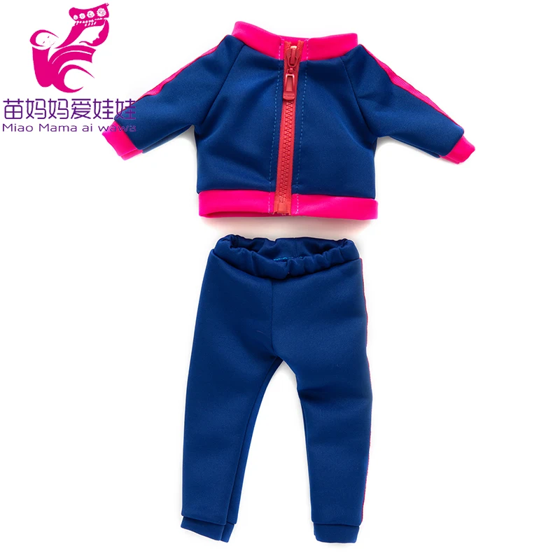 43cm Baby New Born Doll Asymmetrical Dress 18 Inch American Generation Girl Doll Clothes
