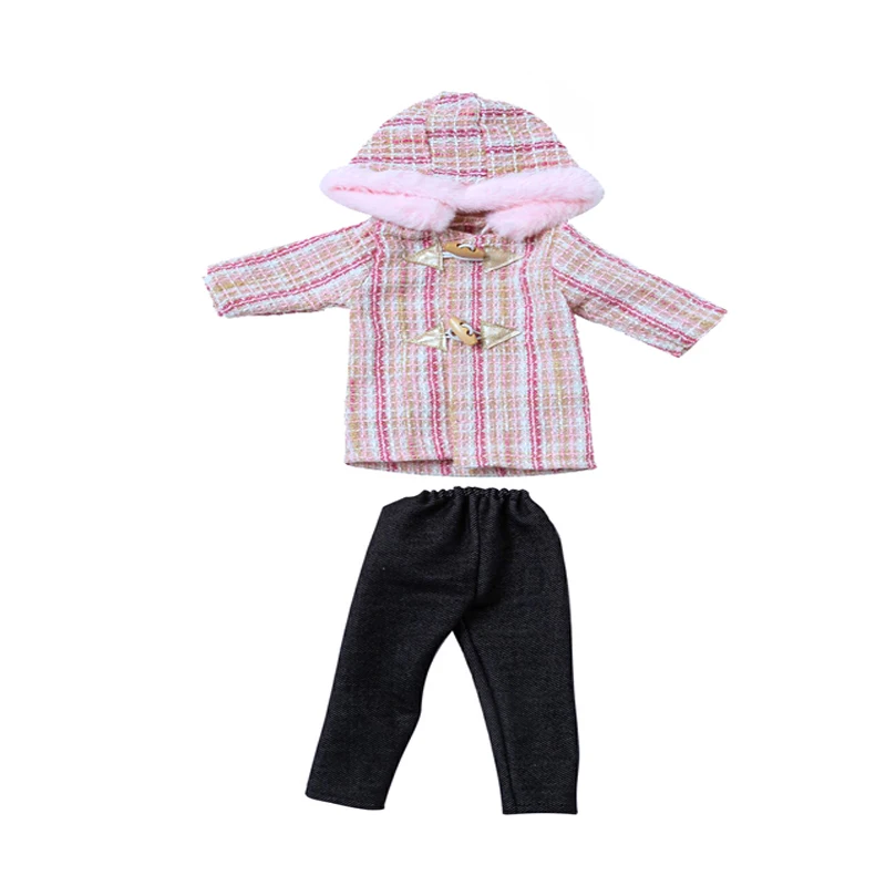 43cm Baby New Born Doll Asymmetrical Dress 18 Inch American Generation Girl Doll Clothes
