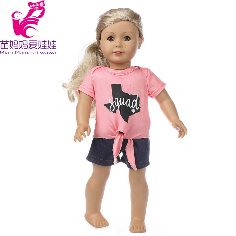 43cm Baby New Born Doll Asymmetrical Dress 18 Inch American Generation Girl Doll Clothes