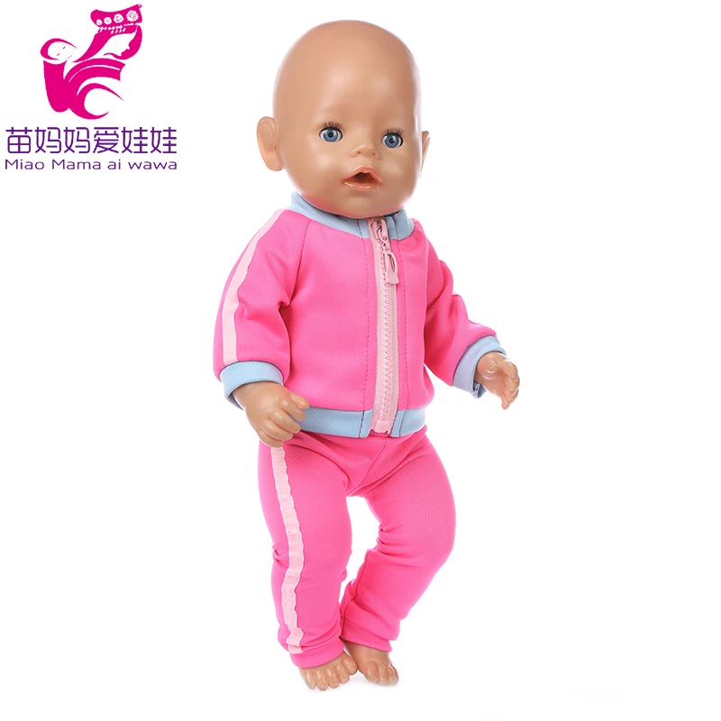 43cm Baby New Born Doll Asymmetrical Dress 18 Inch American Generation Girl Doll Clothes