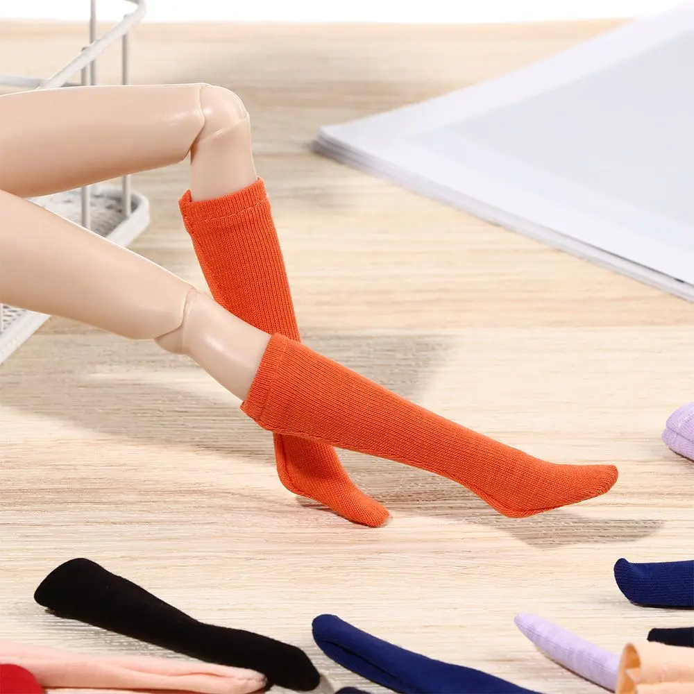 Fashion Doll Socks 1/6 Doll Stockings Clothes Accessories Candy Color Middle Tube Socks For 30CM BJD Dolls Accessories Kids Toys