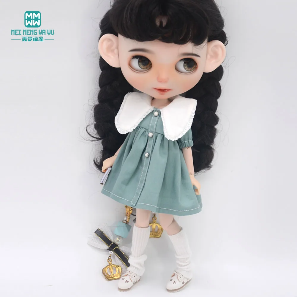 Fashion New Dress for Blyth Doll Azone OB23 OB24 Doll Accessories Girls Gifts