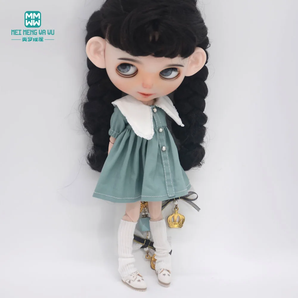 Fashion New Dress for Blyth Doll Azone OB23 OB24 Doll Accessories Girls Gifts
