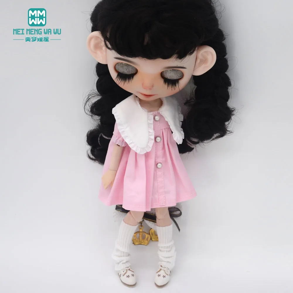 Fashion New Dress for Blyth Doll Azone OB23 OB24 Doll Accessories Girls Gifts