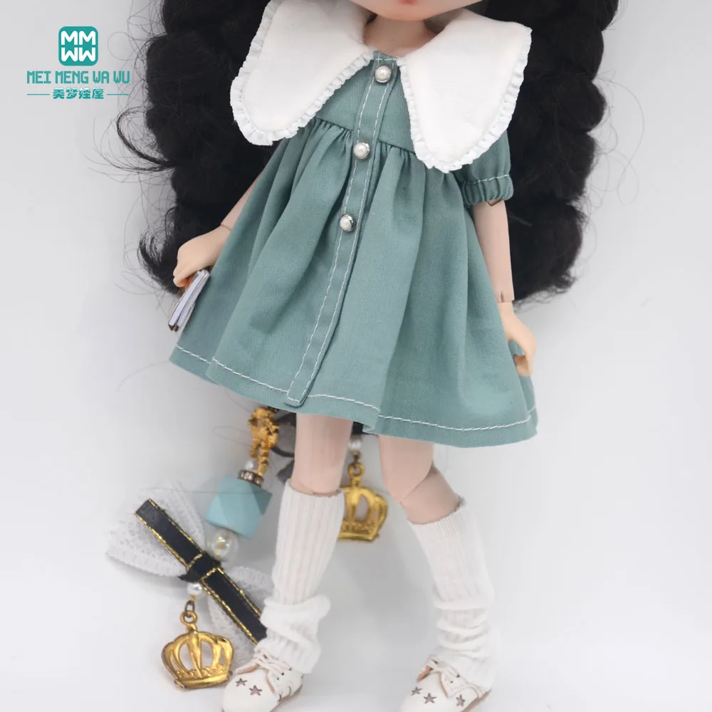 Fashion New Dress for Blyth Doll Azone OB23 OB24 Doll Accessories Girls Gifts