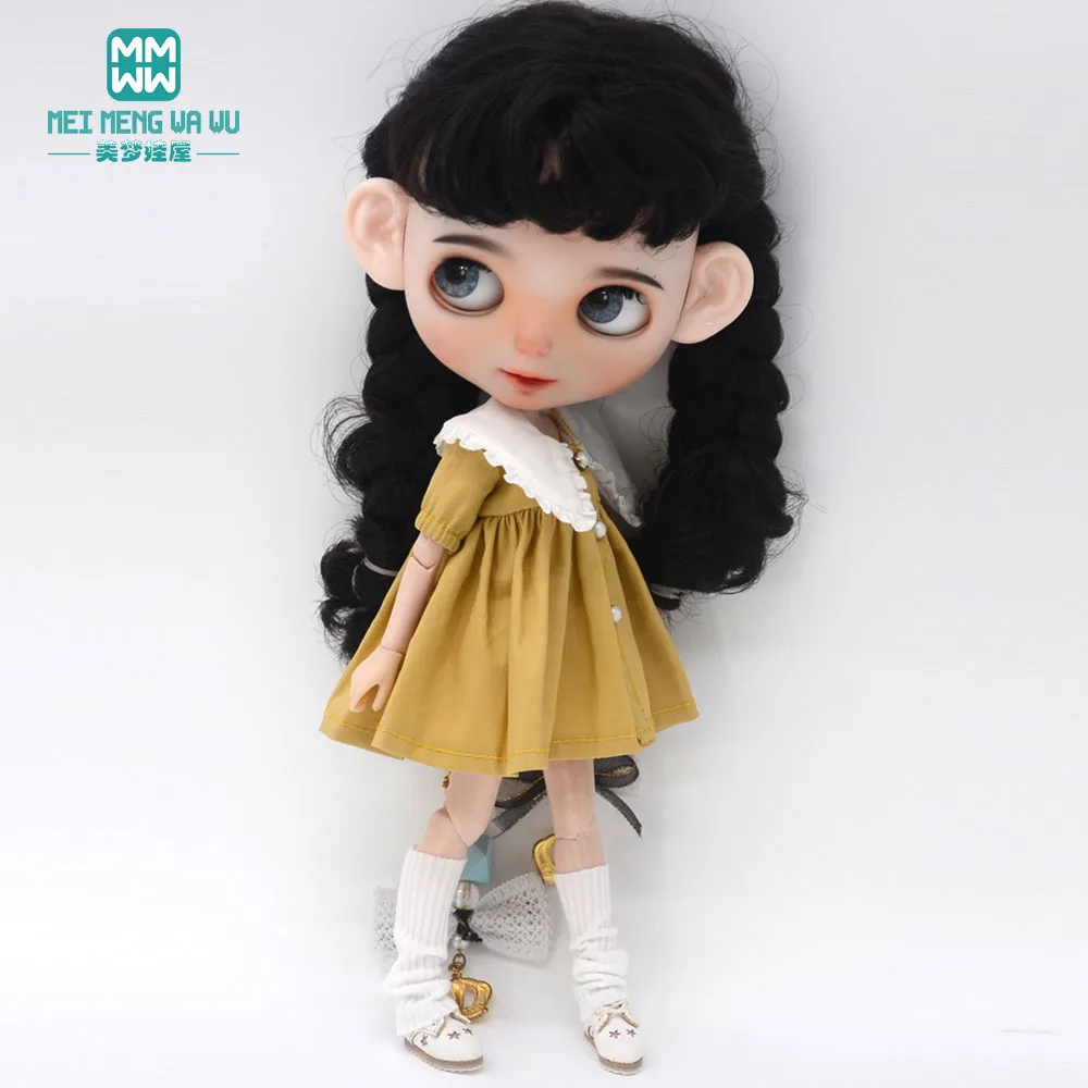 Fashion New Dress for Blyth Doll Azone OB23 OB24 Doll Accessories Girls Gifts