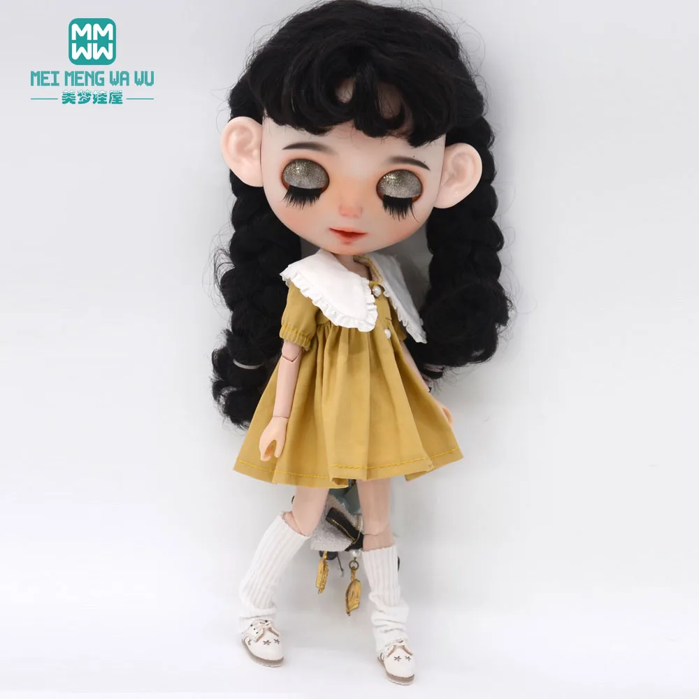 Fashion New Dress for Blyth Doll Azone OB23 OB24 Doll Accessories Girls Gifts
