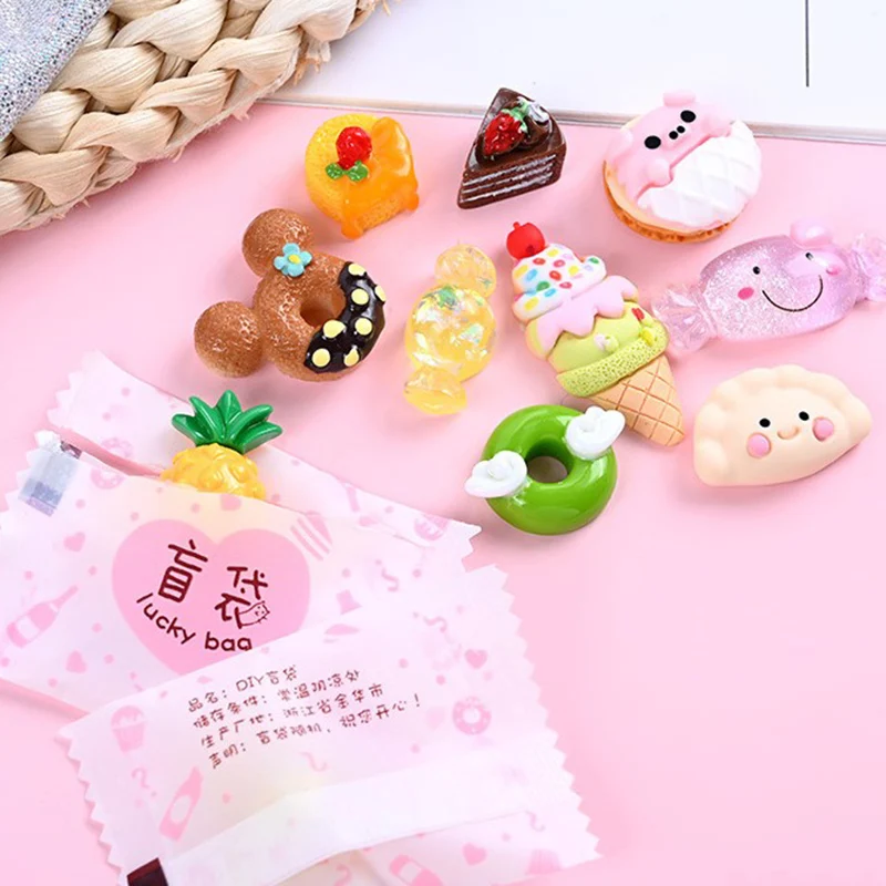 10Pcs 1:12 Dollhouse Miniature Food Drinkds Wine Bottles Toys Non-repetitive Lucky Blind Bags Dollhouse Model Toys Gift