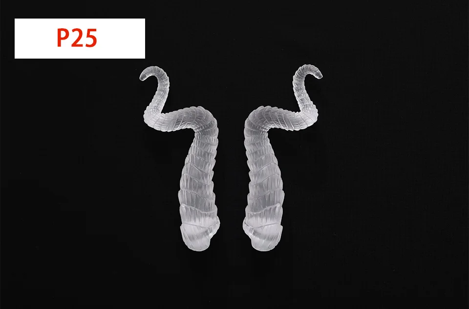 BJD Accessories Horns Wings Resin Fantasy BJD Custom Transparent Tan Skin Option Elf Ears Blue Red Pink Gift