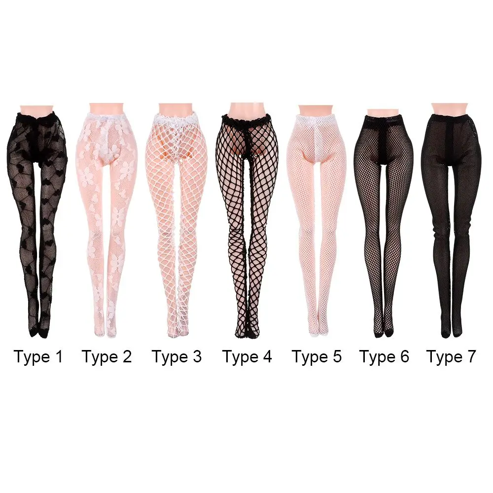 Doll Silk Stockings Mini Fishnet Tights Dolls Accessories Miniature Pantyhose Toys Panty hose Elastic leggings Bottoms Socks