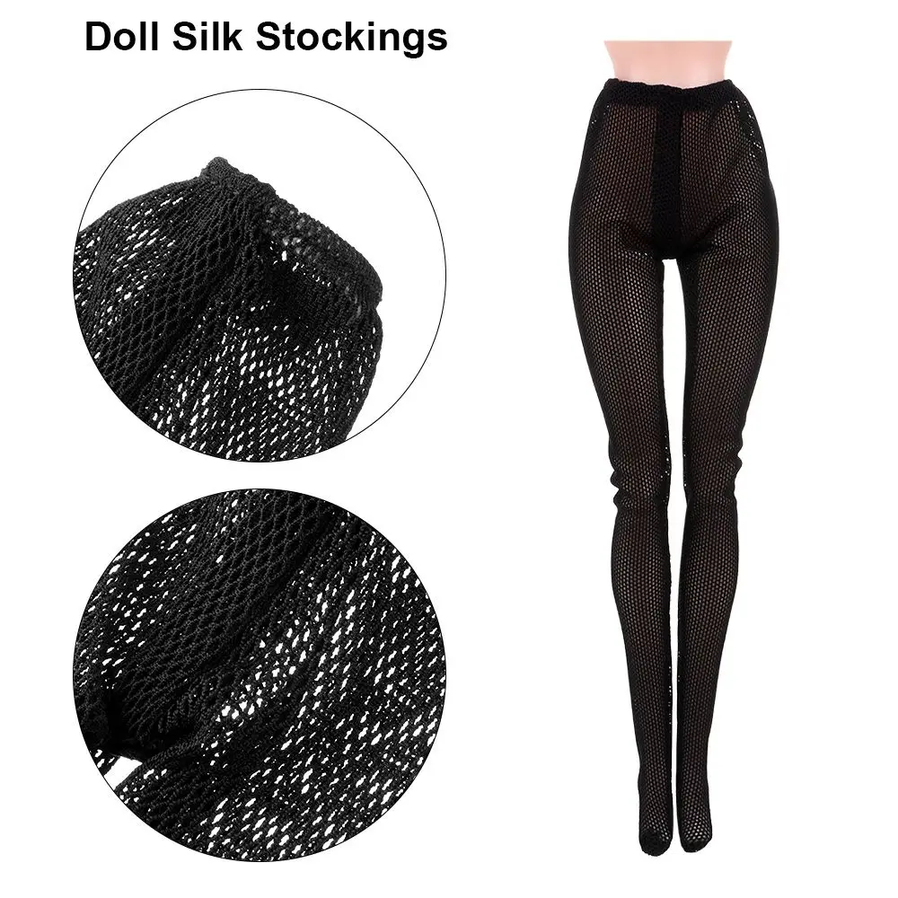 Doll Silk Stockings Mini Fishnet Tights Dolls Accessories Miniature Pantyhose Toys Panty hose Elastic leggings Bottoms Socks