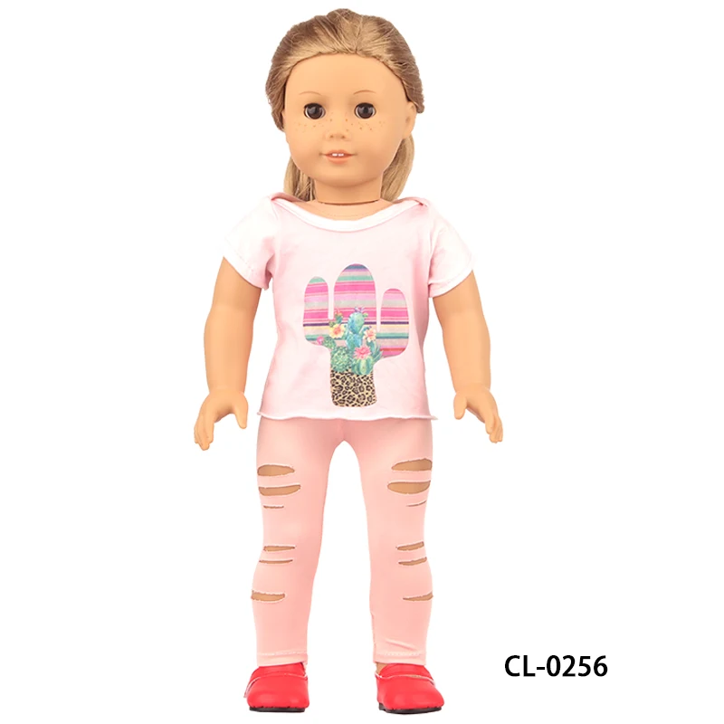 5 Sets American 18 Inch Girl Doll Clothes Animal Tree Mickey Clothes Dress Set For 43cm New Born Baby&OG,Doll Accessories Gift