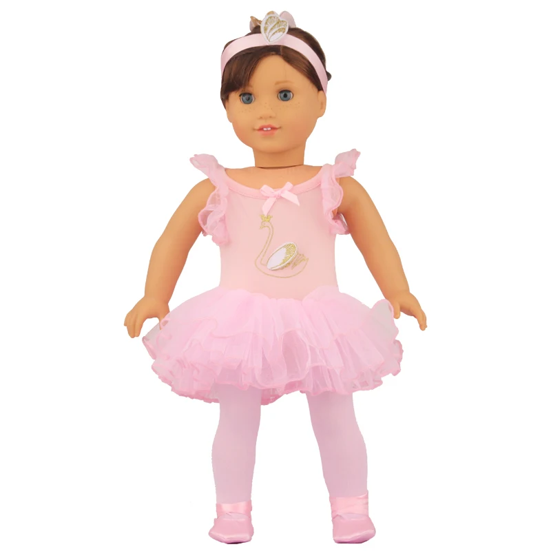 5 Sets American 18 Inch Girl Doll Clothes Animal Tree Mickey Clothes Dress Set For 43cm New Born Baby&OG,Doll Accessories Gift