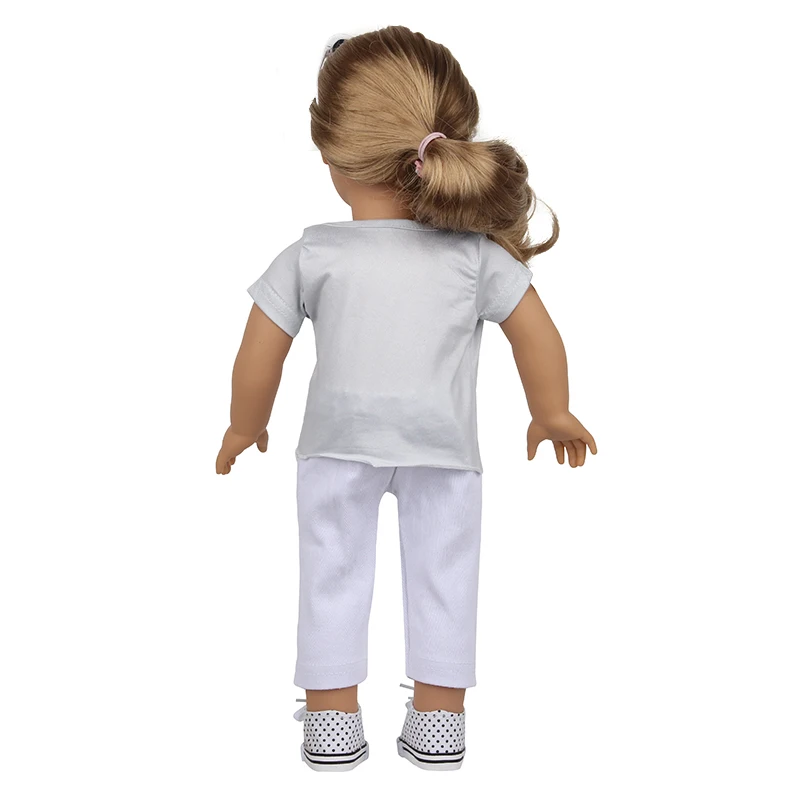 5 Sets American 18 Inch Girl Doll Clothes Animal Tree Mickey Clothes Dress Set For 43cm New Born Baby&OG,Doll Accessories Gift