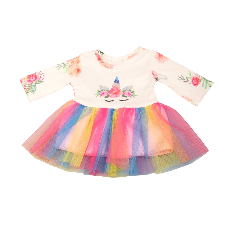 5 Sets American 18 Inch Girl Doll Clothes Animal Tree Mickey Clothes Dress Set For 43cm New Born Baby&OG,Doll Accessories Gift
