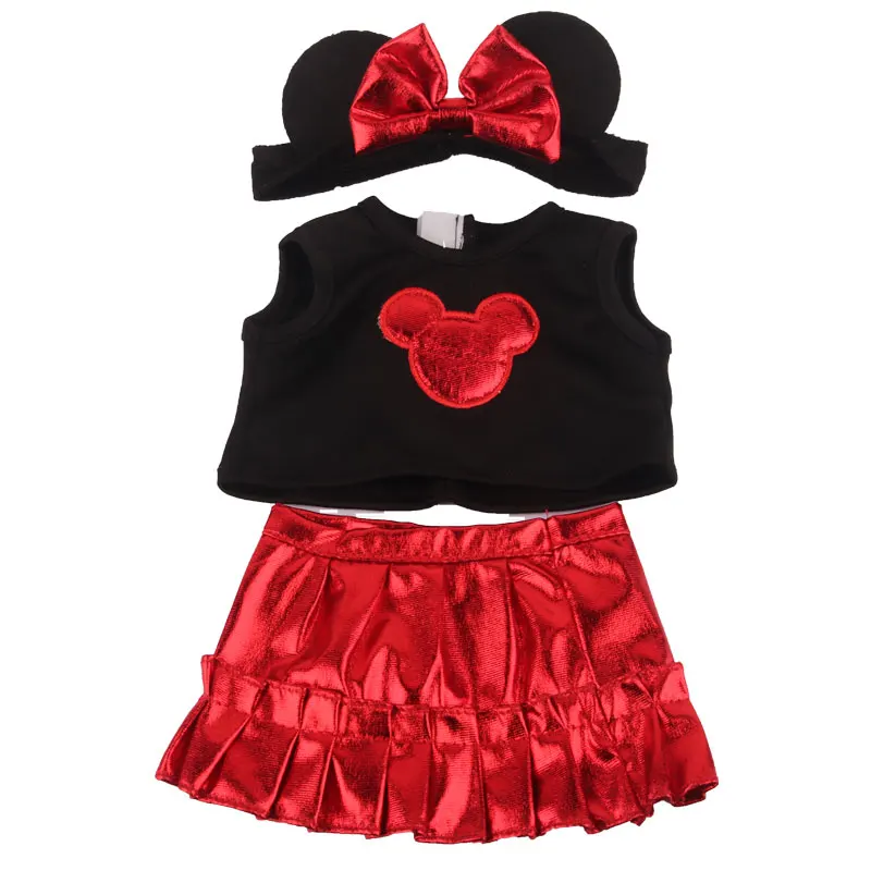 5 Sets American 18 Inch Girl Doll Clothes Animal Tree Mickey Clothes Dress Set For 43cm New Born Baby&OG,Doll Accessories Gift