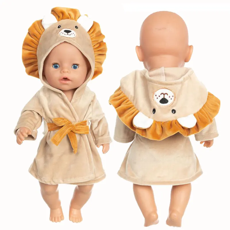 43 Cm Baby Doll Clothes Dress Waist Coat 17 Inch Reborn Dolls Outfit Wear Toys Outfit