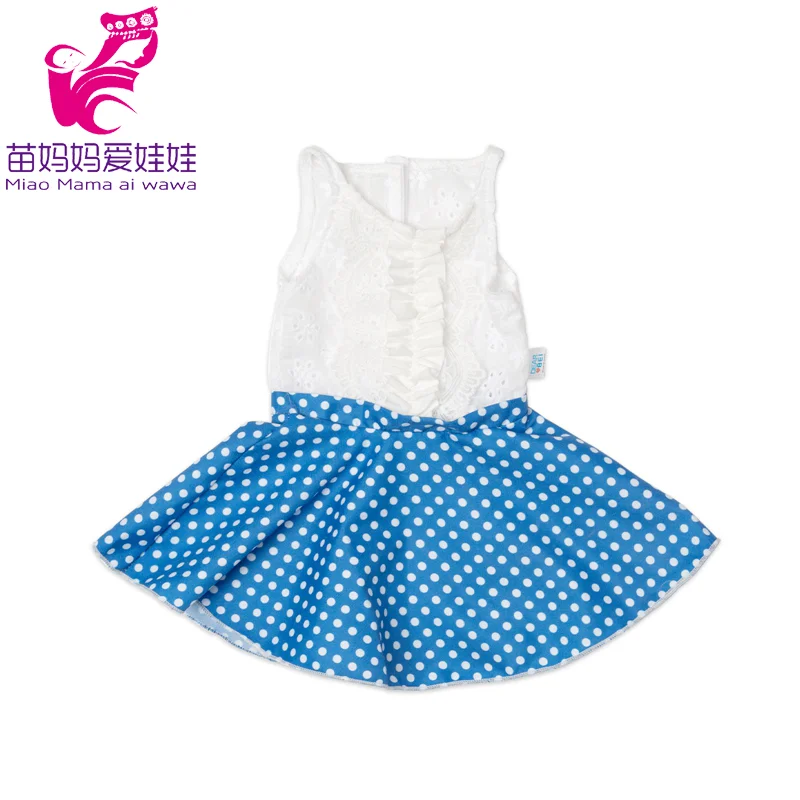 43 Cm Baby Doll Clothes Dress Waist Coat 17 Inch Reborn Dolls Outfit Wear Toys Outfit