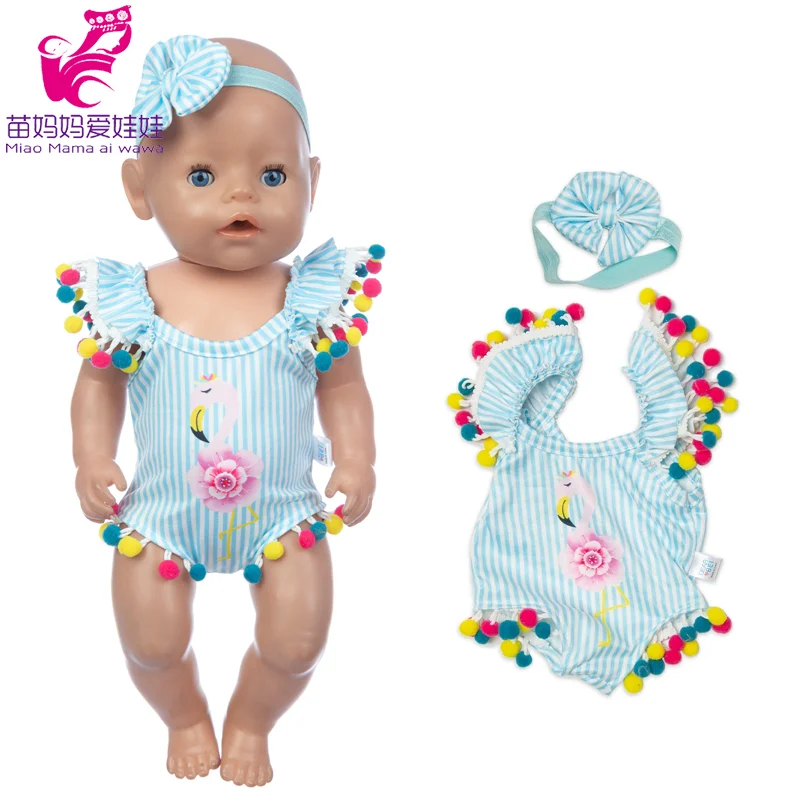 43 Cm Baby Doll Clothes Dress Waist Coat 17 Inch Reborn Dolls Outfit Wear Toys Outfit