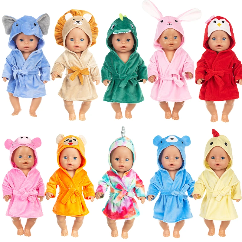 43 Cm Baby Doll Clothes Dress Waist Coat 17 Inch Reborn Dolls Outfit Wear Toys Outfit