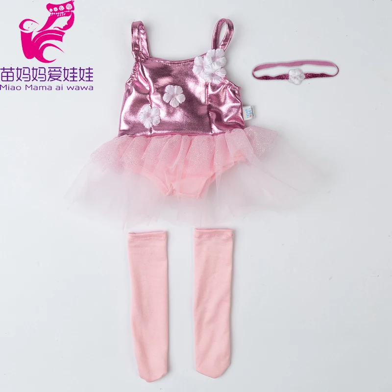 43 Cm Baby Doll Clothes Dress Waist Coat 17 Inch Reborn Dolls Outfit Wear Toys Outfit