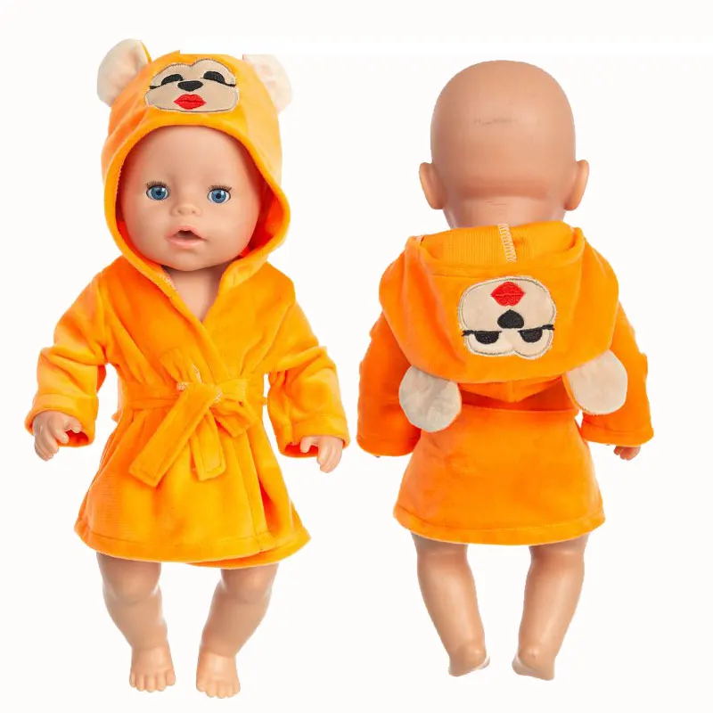 43 Cm Baby Doll Clothes Dress Waist Coat 17 Inch Reborn Dolls Outfit Wear Toys Outfit