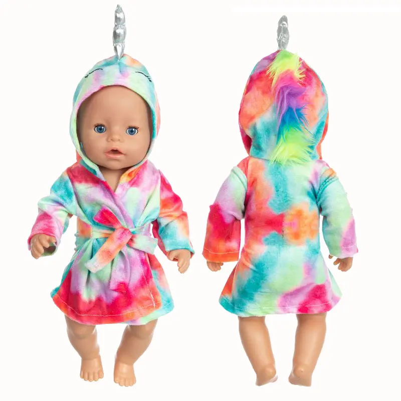 43 Cm Baby Doll Clothes Dress Waist Coat 17 Inch Reborn Dolls Outfit Wear Toys Outfit