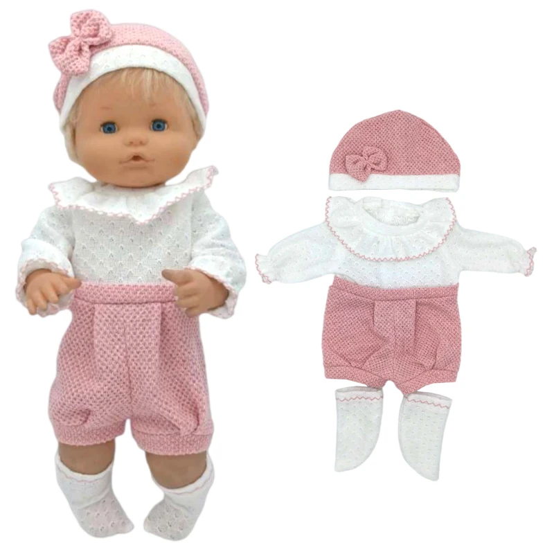 Reborn Baby Dolls Winter Coat Set 40Cm Nenuco Doll Clothing Ropa Y Su Hermanita Accessories