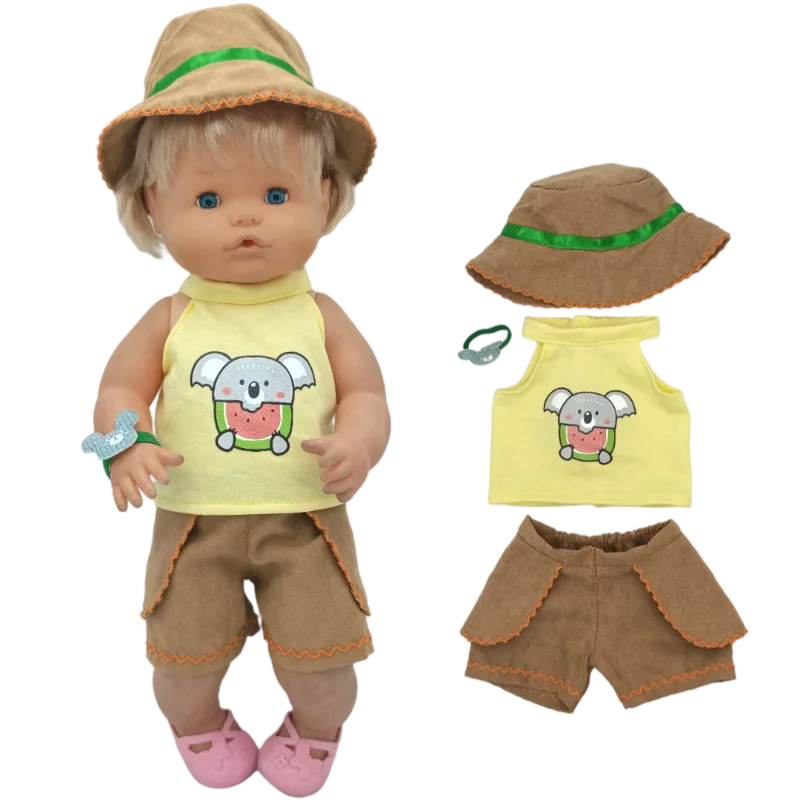 Reborn Baby Dolls Winter Coat Set 40Cm Nenuco Doll Clothing Ropa Y Su Hermanita Accessories