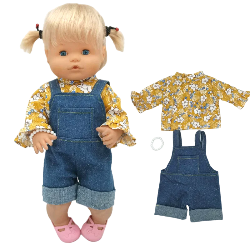 Reborn Baby Dolls Winter Coat Set 40Cm Nenuco Doll Clothing Ropa Y Su Hermanita Accessories